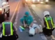 Kecelakaan Jalan Padat Lamongan, Warga Langsung Berhamburan