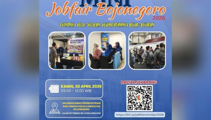 Mini Job Fair Bojonegoro 2026 Dibuka Gratis, Buruan Daftar