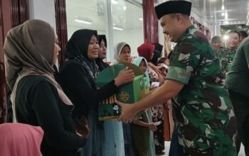 Kodim Bojonegoro Gelar Baksos, dan Bazar Murah dilokasi KDKMP Pungpungan Kalitidu