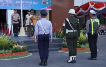 Polres Bojonegoro Gelar Apel Operasi Ketupat Semeru 2026,Siap Amankan Idul Fitri 1447H
