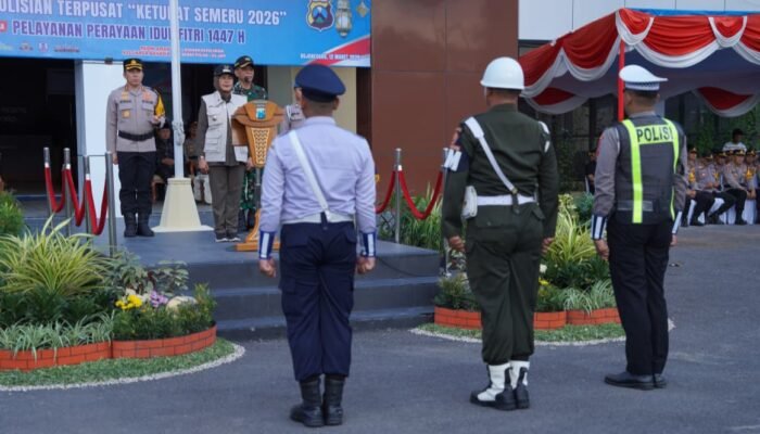 Polres Bojonegoro Gelar Apel Operasi Ketupat Semeru 2026,Siap Amankan Idul Fitri 1447H