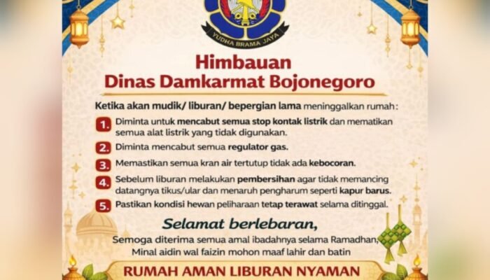 Damkarmat Bojonegoro Ingatkan Bahaya Ini Saat Mudik, Jangan Diabaikan