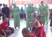 Persit Brawijaya Turun Langsung Bantu Warga di Yayasan Lamongan