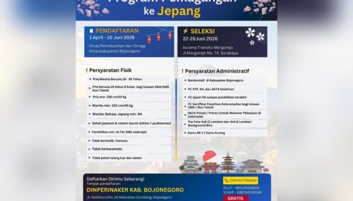 Ingin Kerja di Jepang, Ini Jadwal dan Syarat Lengkapnya Tahun 2026