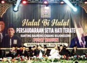 Baureno Bojonegoro Bergemuruh, Sholawat Akbar PSHT Hadirkan Ribuan Warga