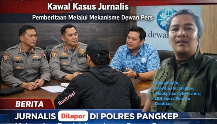 LBH Kawal Jurnalis, Polres Pangkep Tegaskan Bukan Pidana