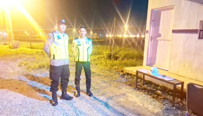 Polisi Gayam Bojonegoro Patroli, Jaga Keamanan di Area Vital