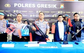5 Pelaku Ditangkap Polisi Gresik di Hotel Ngawi, Aksi Pencurian Kabel PLN Terbongkar
