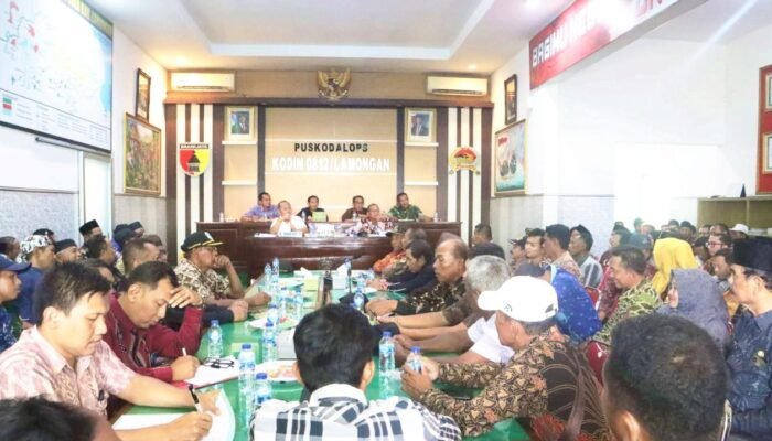Rakor di Kodim Lamongan, Pendataan Lahan Desa Dipercepat