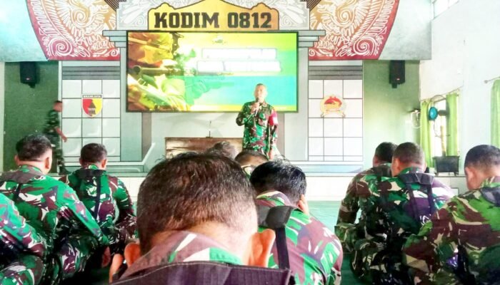 Babinsa Diuji, Kodim Lamongan Asah Kemampuan Teritorial