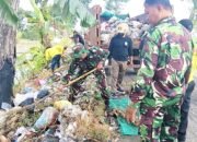 Sampah Liar Menumpuk di Kedungpring Lamongan, TNI Satpol PP DLH Bergerak Cepat