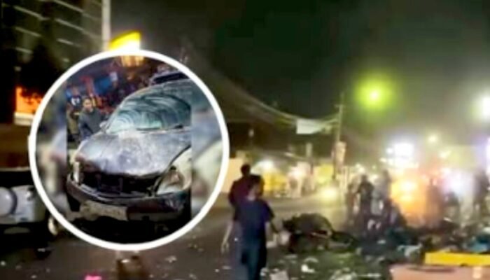 Detik-detik Mobil Seruduk Warung di Garut, Pedagang Tewas di Tempat