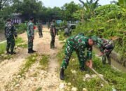 Gotong Royong Warga dan TNI, Mekanderejo Lamongan Kini Lebih Asri