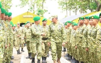 Pangdam V Brawijaya Pantau Langsung Pembangunan Markas Yonif di Lamongan