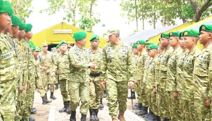 Pangdam V Brawijaya Pantau Langsung Pembangunan Markas Yonif di Lamongan