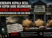 Kepala Desa di Bojonegoro Alami Tekanan, Ada Dugaan Pemerasan