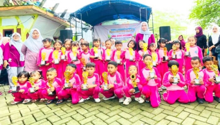 Waduk Pedang Jadi Panggung Kreativitas Anak TK di Kecamatan Kedungadem Bojonegoro