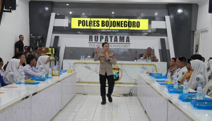 Polres Bojonegoro Gelar Program PDK 2026,Dorong Pelajar Jadi Role Model Kamtibmas