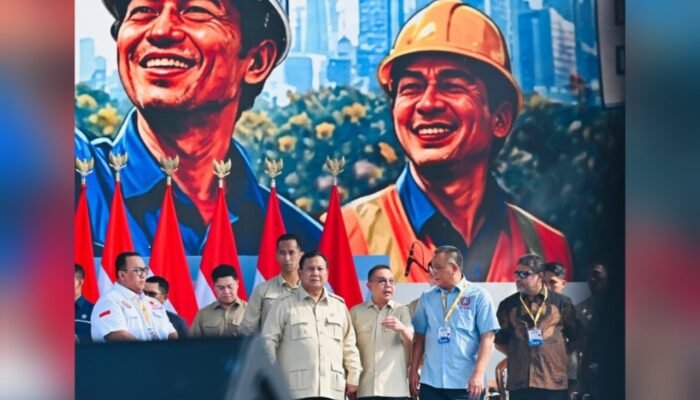 Prabowo Hadir di Tengah Buruh, Janji Besar Disampaikan