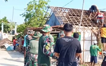 Dari Reyot ke Layak, Program RTLH TNI Hidupkan Warga Lamongan