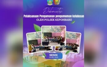 Momen Kelulusan Dijaga Ketat, Polsek Kepohbaru Bojonegoro Sukses Cegah Aksi Konvoi