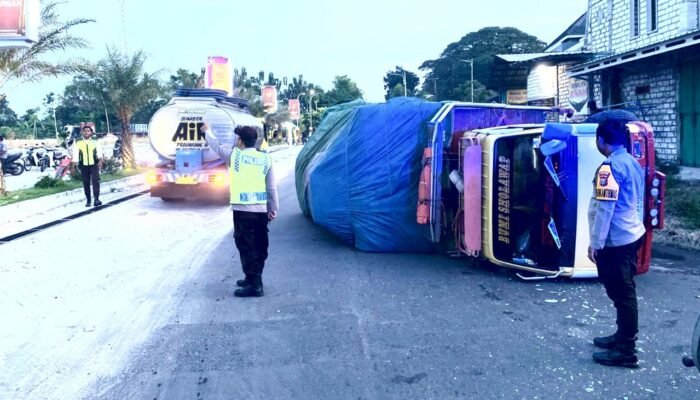 Respon Cepat Polisi Lamongan, Macet Parah Babat–Jombang Berhasil Diurai