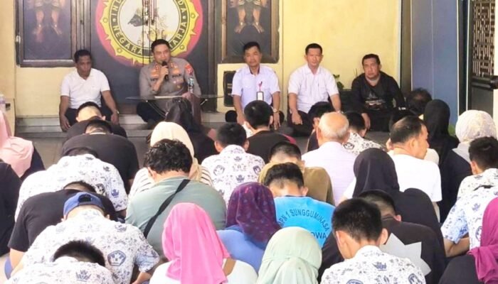 Polisi Gowa Amankan 31 Pelajar SMP Usai Aksi Konvoi Parang Viral