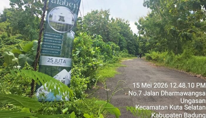 Akses Jalan Dipalang, Proyek Perumahan di Jimbaran Badung Terancam Lumpuh