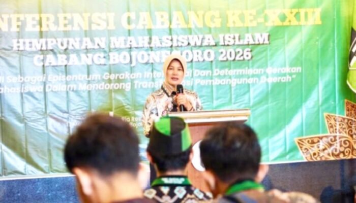 Hadiri Konfercab HMI, Nurul Azizah Soroti Ancaman Bojonegoro Pasca Migas