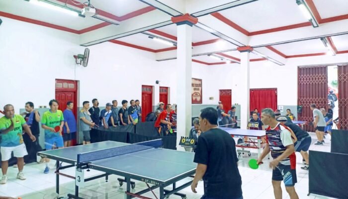 Kompikoba Kota Batu Jadi Ajang Silaturahmi Pencinta Pingpong