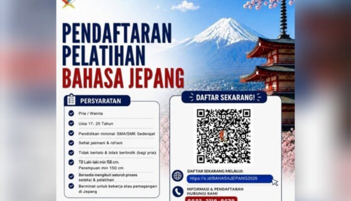 Buruan Daftar, Program Pelatihan Bahasa Jepang Bojonegoro Kembali Dibuka
