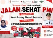 PMI Bojonegoro Akan Gelar Jalan Sehat Gratis, Doorprize Motor Menanti