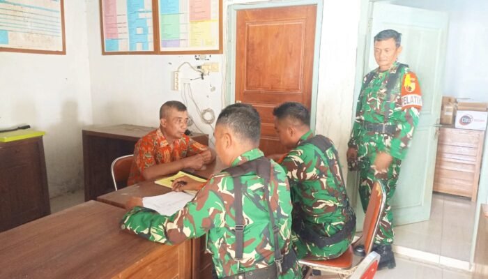 Desa Maur Jadi Lokasi Latihan Teritorial Babinsa Kodim Lamongan