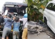 Kecelakaan Beruntun di Jalur Bojonegoro-Padangan, Avanza Diduga Ambil Jalur Lawan