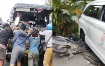 Kecelakaan Beruntun di Jalur Bojonegoro-Padangan, Avanza Diduga Ambil Jalur Lawan