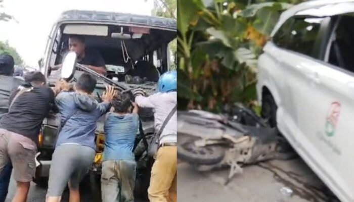 Kecelakaan Beruntun di Jalur Bojonegoro-Padangan, Avanza Diduga Ambil Jalur Lawan