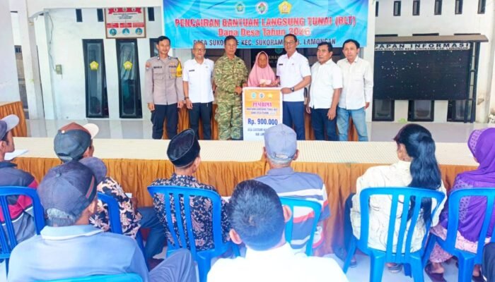 BLT Dana Desa 2026 Cair di Sukorame Lamongan, Babinsa Pastikan Tepat Sasaran