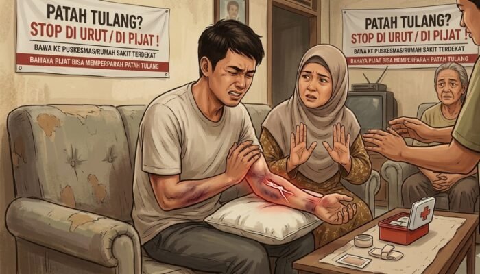 Dokter Orthopedi Bojonegoro Bongkar Mitos Patah Tulang Harus Diurut