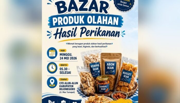 Bazar Produk Olahan Ikan Hadir di CFD Bojonegoro, Ada Kerupuk hingga Basreng Favorit
