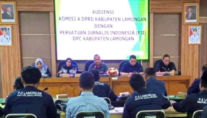 Audensi DPRD Lamongan dan PJI Perkuat Sinergi, Keadilan Media Jadi Sorotan
