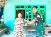 Yonif TP 885 Belibis Putih Bagikan Daging Kurban untuk Warga Bojonegoro