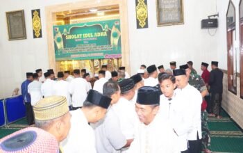 Kodim Lamongan Sembelih 7 Hewan Kurban, Dandim Tekankan Kepedulian Sosial