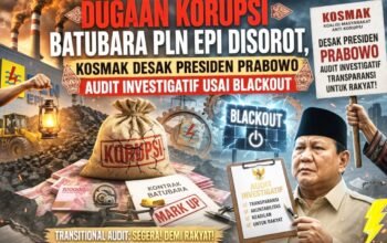 KOSMAK Sebut Mafia Batubara Dipasok ke PLTU PLN Rugikan Negara Belasan Triliun per Tahun