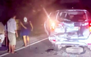 Diduga Sopir Mengantuk, Tabrakan Beruntun Gegerkan Bojonegoro