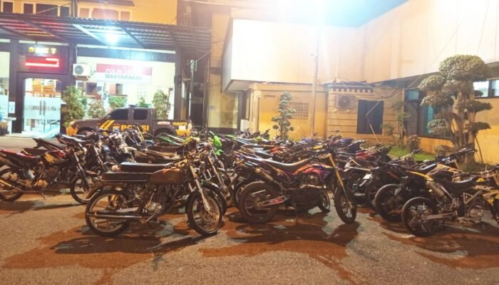 Respon Keluhan Warga, 64 Motor Brong di Lamongan Ditindak dalam Semalam