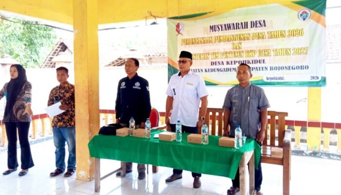 Musdes Kepohkidul Bojonegoro 2026: Dana Desa Tinggal Rp300 Juta, Ini Prioritas Pembangunannya