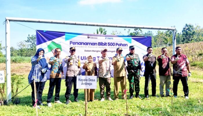 HUT PNM ke-27, 500 Bibit Pohon Ditanam di Sambeng Lamongan