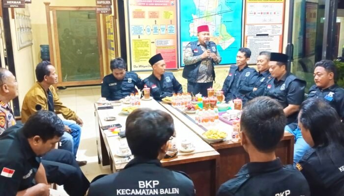 Kapolsek Balen Bojonegoro Ajak BKP Tingkatkan Sinergi Demi Keamanan Masyarakat
