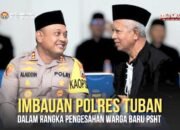 Pengesahan Warga Baru PSHT, Ini Aturan Ketat dari Polres Tuban