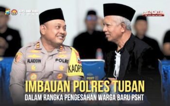 Pengesahan Warga Baru PSHT, Ini Aturan Ketat dari Polres Tuban